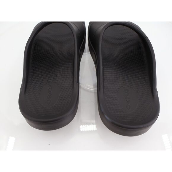 Oofos Men's OOahh Sandal Size 8 Recovery Sport Slide Stress Relief Black NEW - Picture 6 of 10